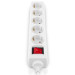 REAL-EL Мережевий фільтр живлення REAL-EL RS-Protect M 1.8m, white (EL122300025)