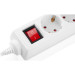 REAL-EL Мережевий фільтр живлення REAL-EL RS-Protect M 1.8m, white (EL122300025)