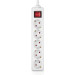 REAL-EL Мережевий фільтр живлення REAL-EL RS-Protect M 1.8m, white (EL122300025)