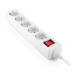 REAL-EL Мережевий фільтр живлення REAL-EL RS-Protect M 5m, white (EL122300029)