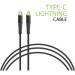 Intaleo Дата кабель USB-C to Lightning 1.2m CBFLEXTL1 18W black Intaleo (1283126542459)
