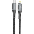 Intaleo Дата кабель USB-C to Lightning 1.2m CBGPD30WTL1 30W grey Intaleo (1283126518089)