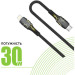Intaleo Дата кабель USB-C to Lightning 1.2m CBGPD30WTL1 30W grey Intaleo (1283126518089)
