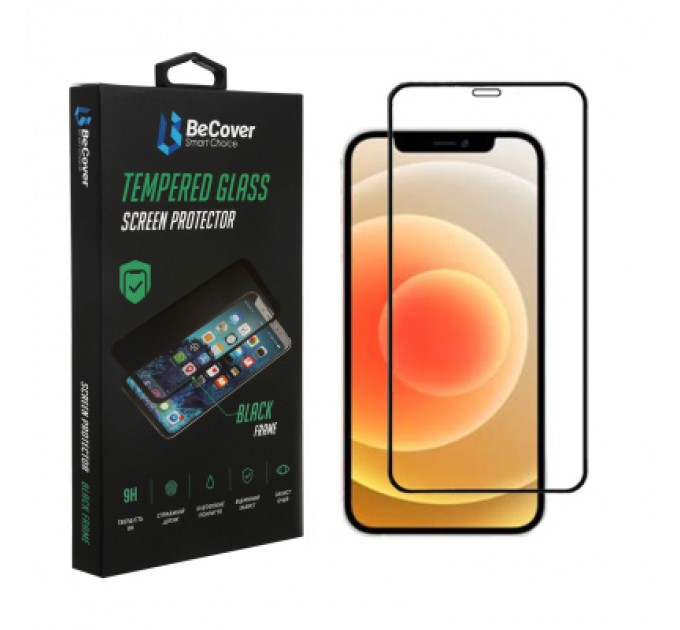 BeCover Скло захисне BeCover Apple iPhone 14 Black (707970)