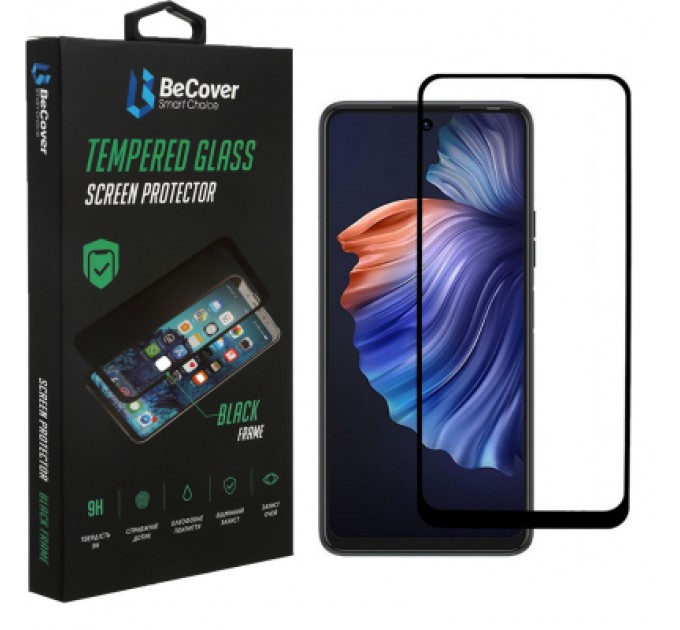 BeCover Скло захисне BeCover Tecno POVA 3 (LF7n) Black (708163)