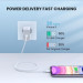 Ugreen Дата кабель USB-C to Lightning 2.0m US1713A Nickel Plating ABS Shell White Ugreen (60749)