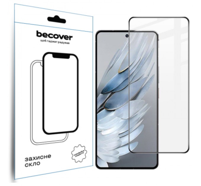 BeCover Скло захисне BeCover Nubia Focus Pro 5G Black (711973)