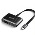 Ugreen Перехідник USB2.0 to HDMI+VGA (HDMI 1.4b 3D/4K*2K30Hz+VGA 1080P60Hz CM303) black Ugreen (70549)