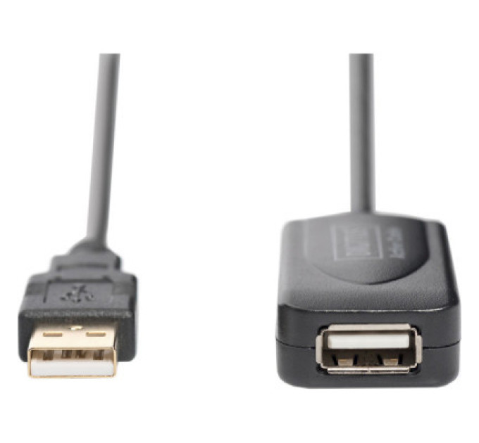 Assmann Дата кабель USB 2.0 AM/AF 5.0m active Assmann (DA-70130-4)