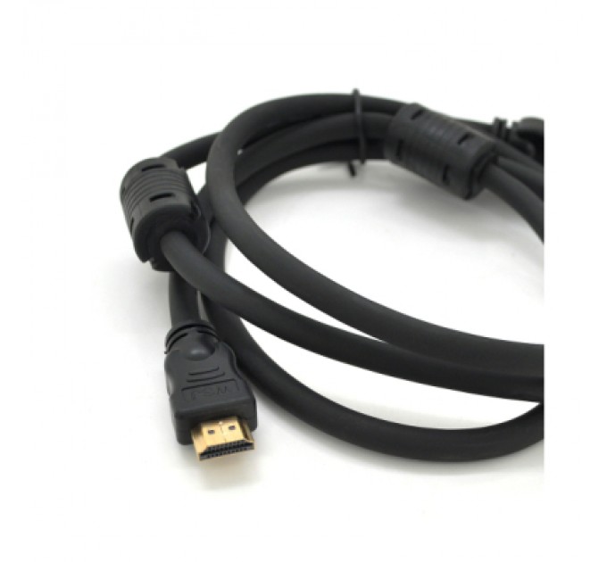 Ritar Кабель мультимедійний HDMI M to HDMI M 1.0m V1.4 4K black Ritar (HDMI(M)/(M)V1.4-1m-348P)