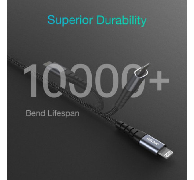 Choetech Дата кабель USB-C to Lightning 2.0m MFI Choetech (IP0041-BK)