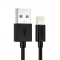 Choetech Дата кабель USB 2.0 AM to Lightning 1.8m 2.1A MFI Black Choetech (IP0027-BK)
