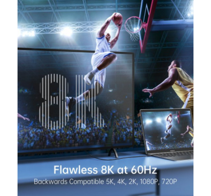 Choetech Дата кабель USB-C to USB-C 0.8m USB4 40Gbps PD 100W 8K60Hz Choetech (XCC-1028-BK)