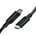 Choetech Дата кабель USB-C to USB-C 0.8m USB4 40Gbps PD 100W 8K60Hz Choetech (XCC-1028-BK)
