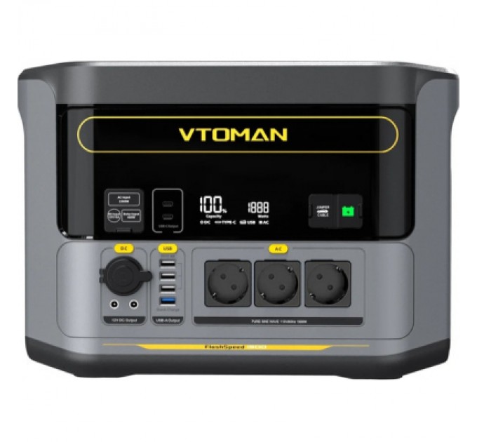Vtoman Зарядна станція Vtoman FlashSpeed 1500 PB-58 1500W 1548Wh (FlashSpeed 1500)