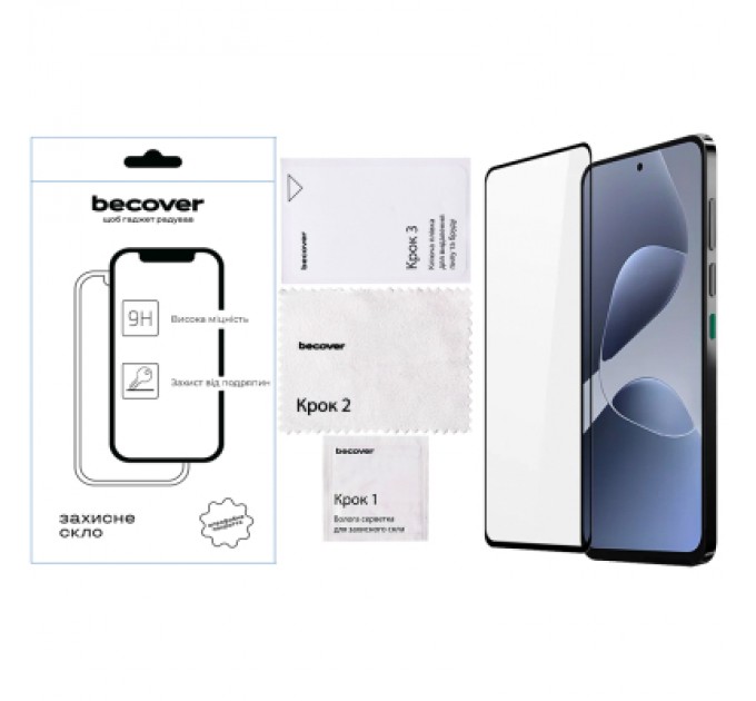 BeCover Скло захисне BeCover Infinix Hot 60i (X6730) Black (713730)
