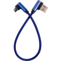 Dengos Дата кабель USB 2.0 AM to Type-C 0.25m blue Dengos (NTK-TC-UG-SHRT-SET-BLUE)