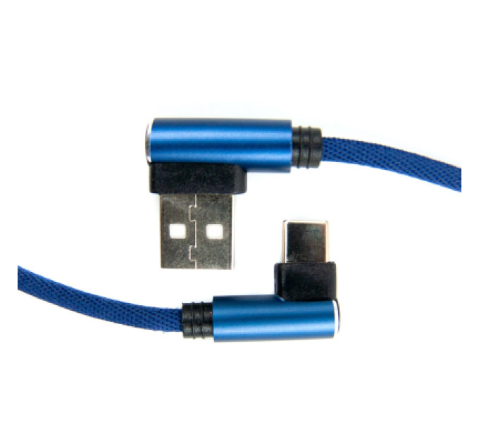 Dengos Дата кабель USB 2.0 AM to Type-C 0.25m blue Dengos (NTK-TC-UG-SHRT-SET-BLUE)