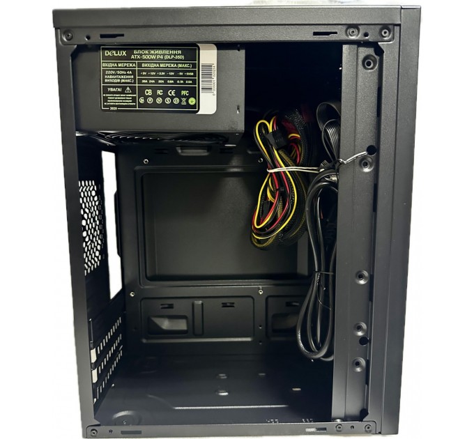 Delux Корпус Delux MK 350 Black 500W 12Fan