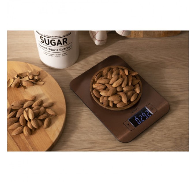 Ardesto Ваги кухонні Ardesto SCK-898R макс. вага 5 кг/коричневі (SCK-898R)