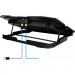 IceCoorel Підставка до ноутбука IceCoorel 10-17", 6*70mm 1800 RPM, 2*USB, + LCD, 365*297*30mm, Black (K8)
