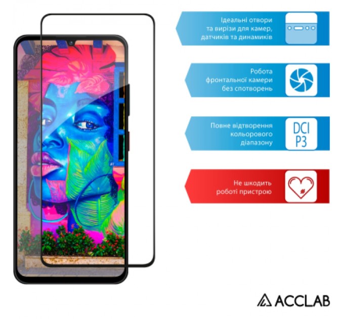 ACCLAB Скло захисне ACCLAB Full Glue Xiaomi 14T Black (1283126603402)
