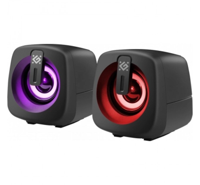 Defender Акустична система Defender J1 LED USB Black (65961)