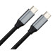Vinga Дата кабель USB-C to USB-C 1.5m USB3.2 Gen2 100W 10GBps Nylon Vinga (VCPDCU3215)