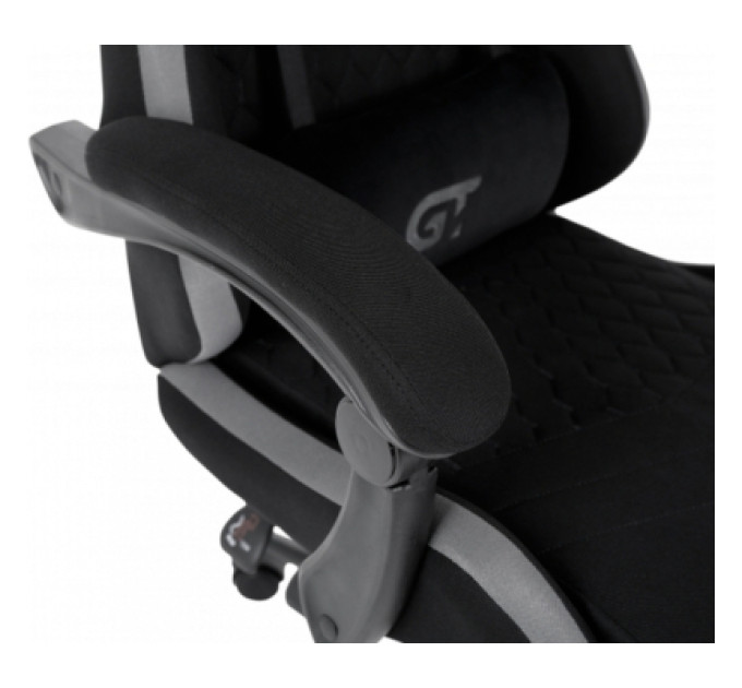 GT Racer Крісло ігрове GT Racer X-2324 Black/Gray (X-2324 Fabric Black/Gray)