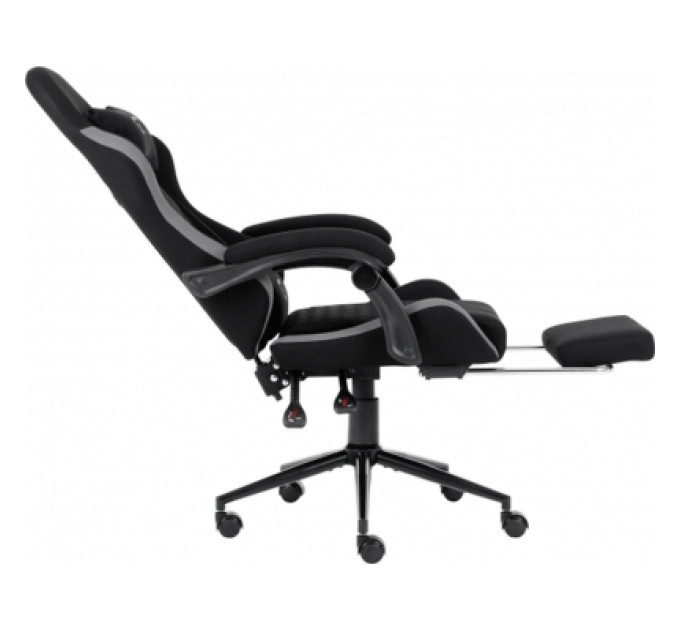 GT Racer Крісло ігрове GT Racer X-2324 Black/Gray (X-2324 Fabric Black/Gray)