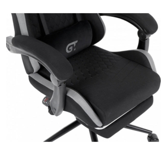 GT Racer Крісло ігрове GT Racer X-2324 Black/Gray (X-2324 Fabric Black/Gray)