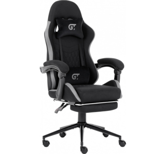 GT Racer Крісло ігрове GT Racer X-2324 Black/Gray (X-2324 Fabric Black/Gray)