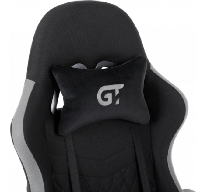 GT Racer Крісло ігрове GT Racer X-2324 Black/Gray (X-2324 Fabric Black/Gray)