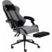 GT Racer Крісло ігрове GT Racer X-2324 Gray/Black (X-2324 Fabric Gray/Black Suede)