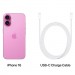 Apple Мобільний телефон Apple iPhone 16 128GB Pink (MYEA3)