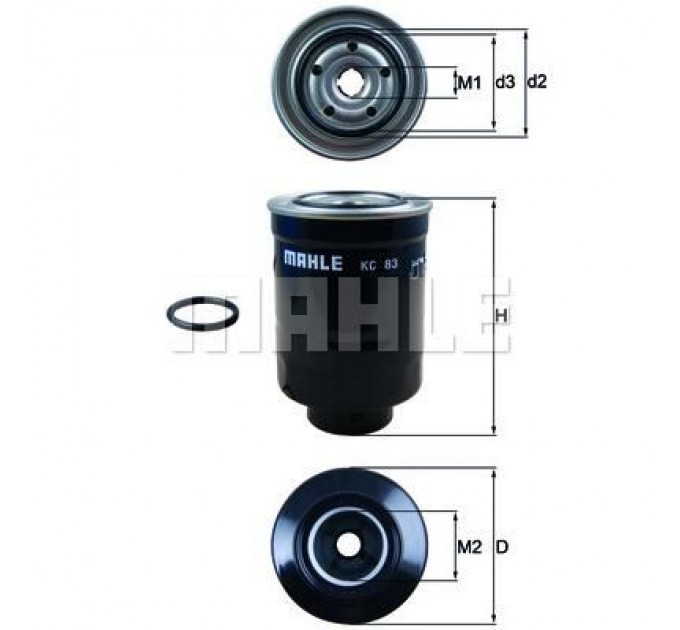 Mahle Фільтр паливний Mahle KC83D