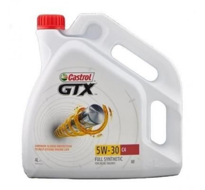 Castrol Моторна олива Castrol GTX 5W-30 C4 4л (CS 5W30 GTX C4 4L)