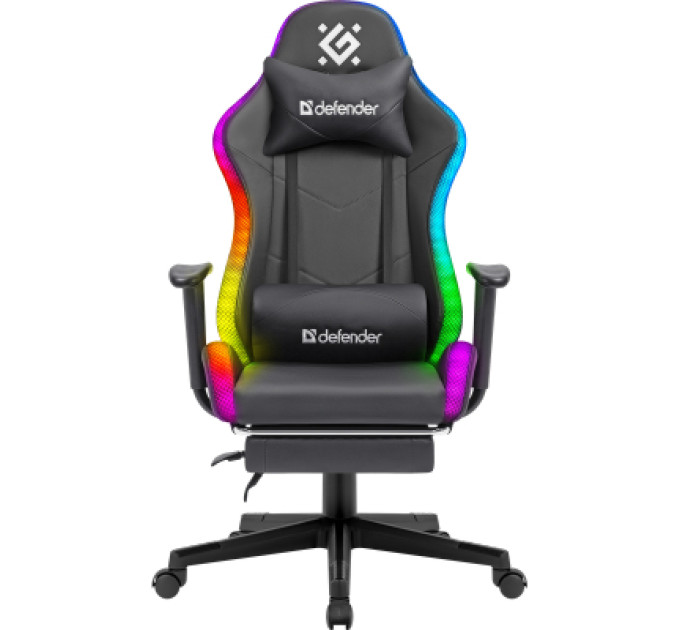 Defender Крісло ігрове Defender Watcher RGB Black (64334)
