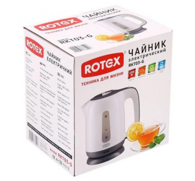Rotex Електрочайник Rotex RKT03-G