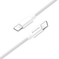 ColorWay Дата кабель USB-C to USB-C 1.0m 3A 60W white ColorWay (CW-CBPDCC055-WT)