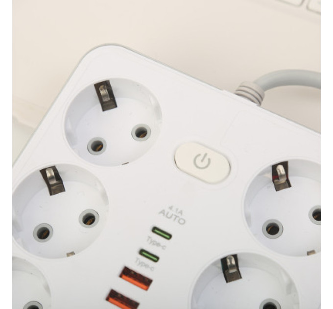 XoKo Мережевий фільтр живлення XoKo XK-SP-6-4-2-WH