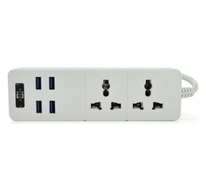 Voltronic Мережевий фільтр живлення Voltronic TВ-Т07, 2роз, 4*USB White (ТВ-Т07-White)
