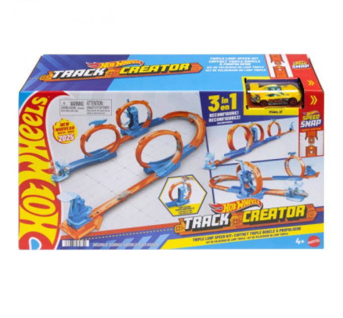 Hot Wheels Автотрек Hot Wheels Track creator Потрійна петля (JDW39)