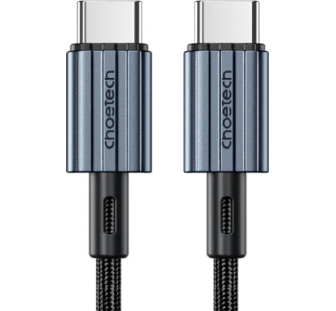 Choetech Дата кабель USB-C to USB-C 1.2m USB 2.0 60W Choetech (XCC-1014-BK)