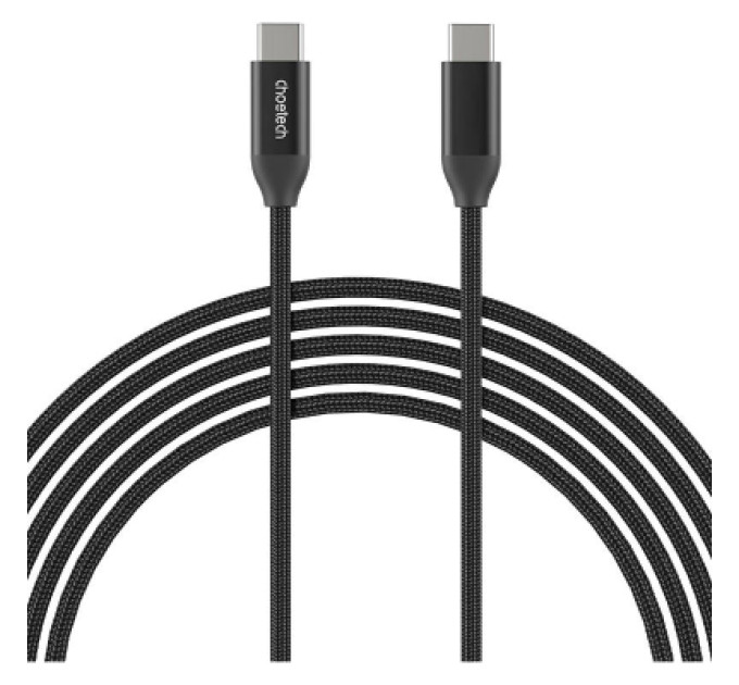 Choetech Дата кабель USB-C to USB-C 1.2m USB 3.1 Gen2 240W (50V/5A) Choetech (XCC-1035)