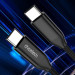 Choetech Дата кабель USB-C to USB-C 1.2m USB 3.1 Gen2 240W (50V/5A) Choetech (XCC-1035)