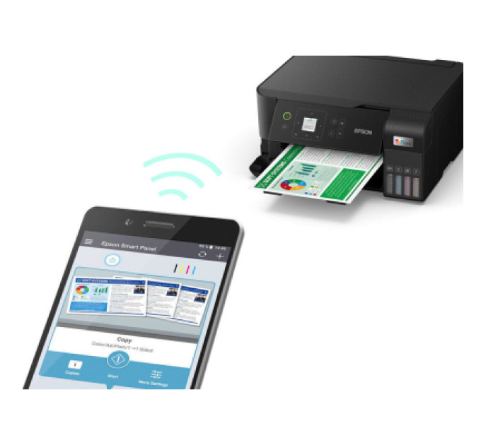 Epson Багатофункціональний пристрій Epson EcoTank L3560 WiFi (C11CK58404)