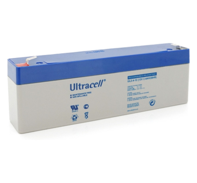 Ultracell Батарея до ДБЖ Ultracell 12V-2.4Ah, AGM (UL2.4-12)