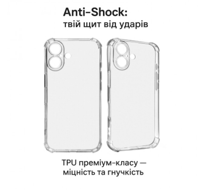 BeCover Чохол до мобільного телефона BeCover Anti-Shock Apple iPhone 17 Clear (713793)