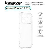 Чохол до мобільного телефона BeCover Anti-Shock Apple iPhone 17 Pro Clear (713797)
